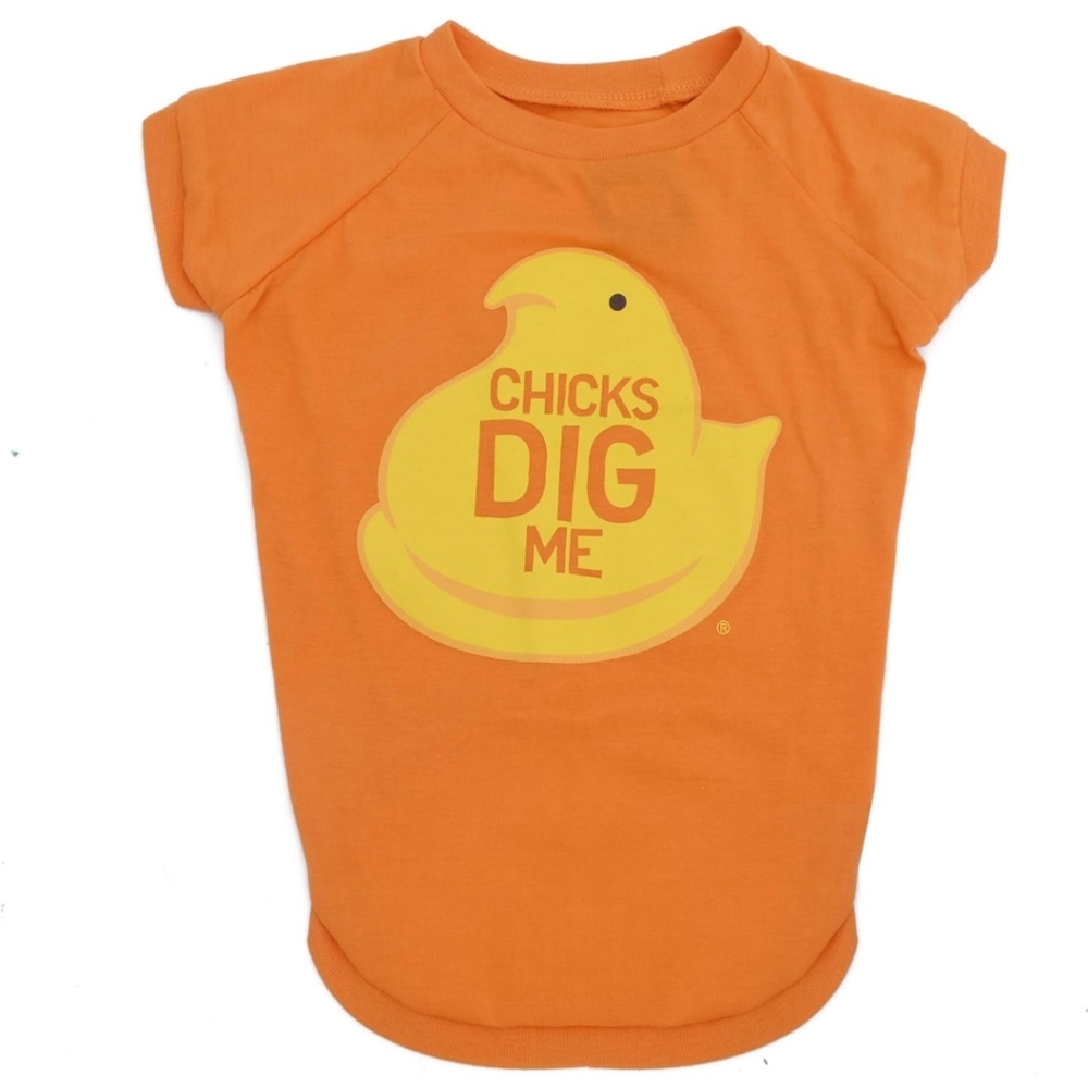 NWT Dog Shirt Easter Peeps Chick Dog T-Shirt